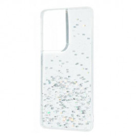   WAVE Confetti Case (TPU) Samsung Galaxy S21 Ultra white