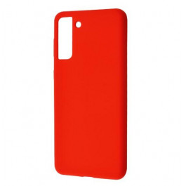   WAVE Full Silicone Cover Samsung Galaxy S21 Ultra red