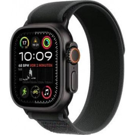   Apple Watch Ultra 2 GPS + Cellular 49mm Black Titan. Case w. Black Trail Loop - M/L (MX4V3)