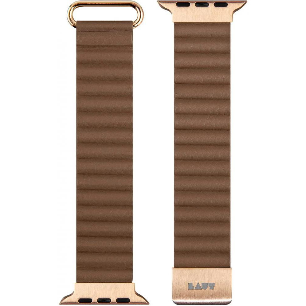 LAUT Ремінець  NOVI LUXE для Apple Watch 42/44/45/49 мм - Sepia Brown (L_AWL_NL_BR) - зображення 1