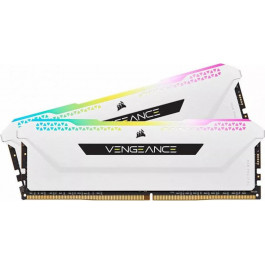   Corsair 32 GB (2x16GB) DDR4 3600 MHz Vengeance RGB Pro SL White (CMH32GX4M2D3600C18W)