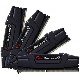   G.Skill 64 GB (4x16GB) DDR4 3600 MHz Ripjaws V (F4-3600C16Q-64GVKC)