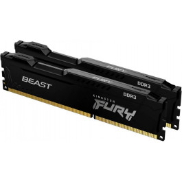   Kingston FURY 16 GB (2x8GB) DDR3 1866 MHz Beast Black (KF318C10BBK2/16)