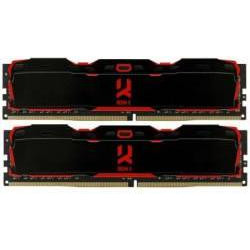   GOODRAM 16 GB (2x8GB) DDR4 3000 MHz Iridium X Black (IR-X3000D464L16S/16GDC)