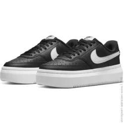   Nike Женские кеды низкие  W Court Vision Alta Ltr DM0113-002 40 (8.5) 25.5 см Черные (195237045082)