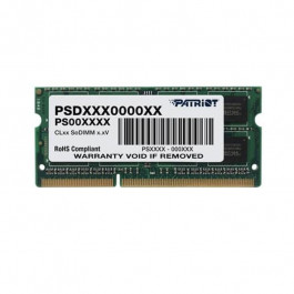   PATRIOT 4 GB SO-DIMM DDR3 1600 MHz (PSD34G1600L81S)