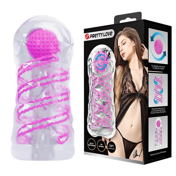 Pretty Love Transparent Reusable Masturbator (6603BM0374) - зображення 1