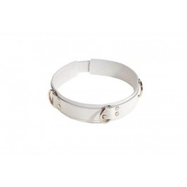   Slash Slave leather collar, WHITE (51420280242)