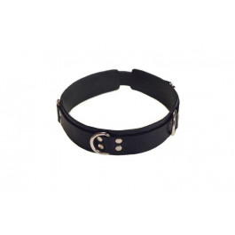   Slash Slave leather collar, black (SL280240)