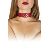 Slash Leather Restraints Collar, red (SL280164) - зображення 2