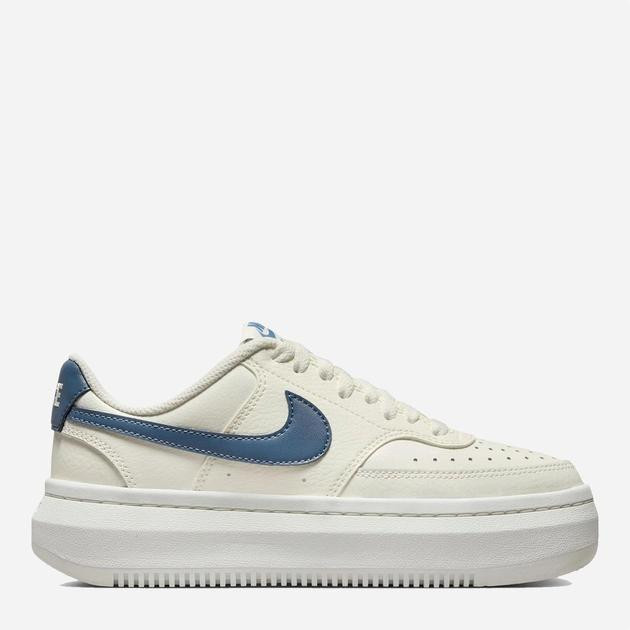 Nike Жіночі кеди низькі  Court Vision Alta Ltr DM0113-102 36.5 (6US) 23 см Sail/Diffused Blue-Sail (19696 - зображення 1