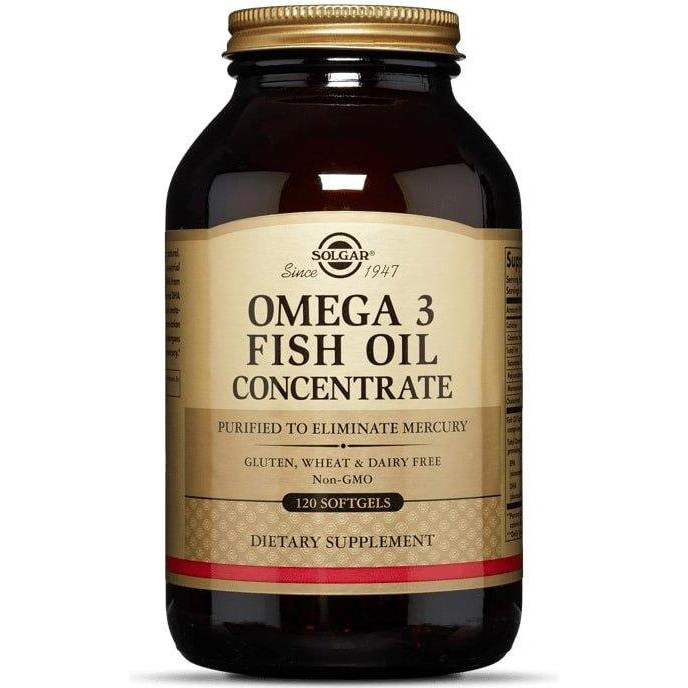 Solgar Omega 3 Fish Oil Concentrate (120 softgels) - зображення 1