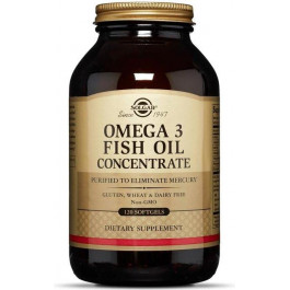   Solgar Omega 3 Fish Oil Concentrate (120 softgels)