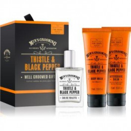   Scottish Fine Soaps Men’s Grooming Thistle & Black Pepper подарунковий набір IV. (для чоловіків) для чоловіків