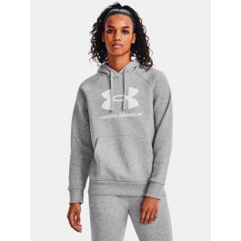   Under Armour Худі тепле жіноче  Ua Rival Fleece Big Logo Hdy 1379501-012 M Сіре (196883880454)