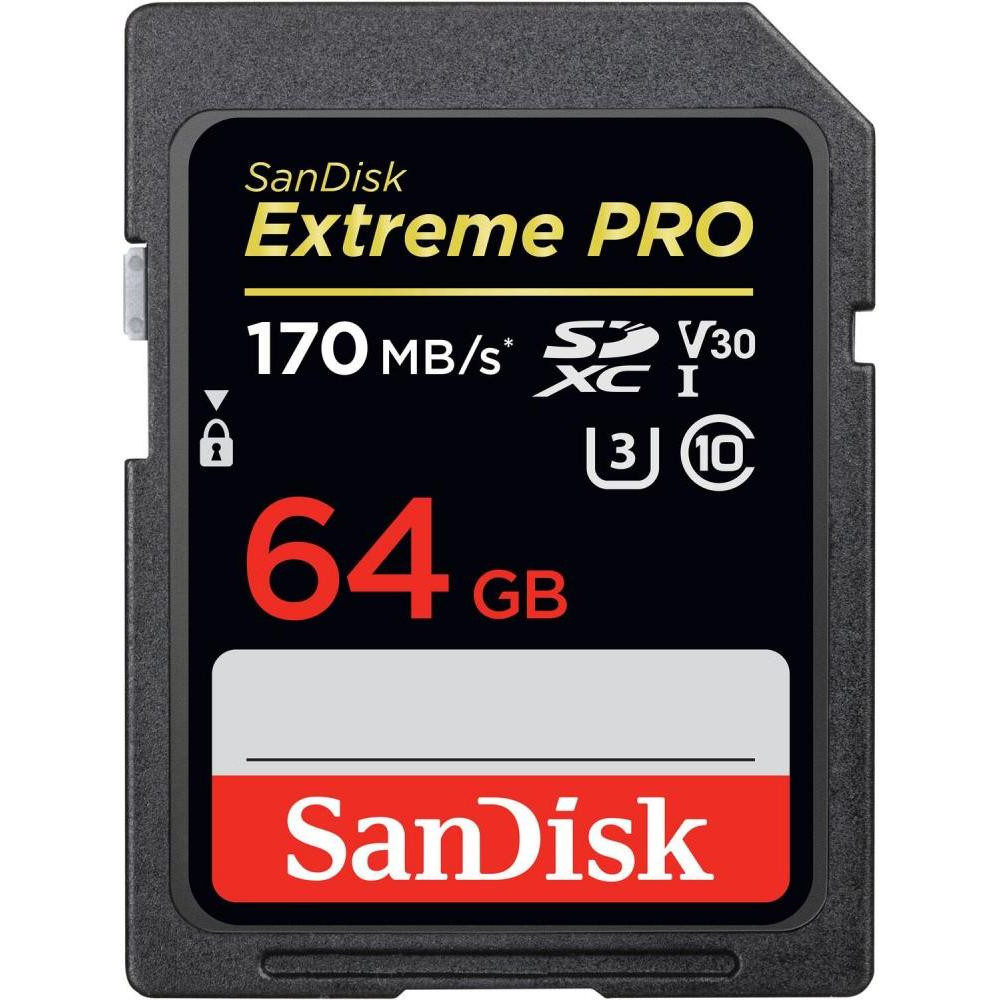 SanDisk 64 GB SDXC UHS-I U3 Extreme Pro SDSDXXY-064G-GN4IN - зображення 1