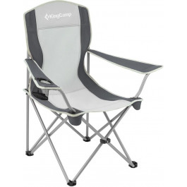   KingCamp Arms Chairin Steel Black/Medium Grey (KC3818_black_medium_grey)