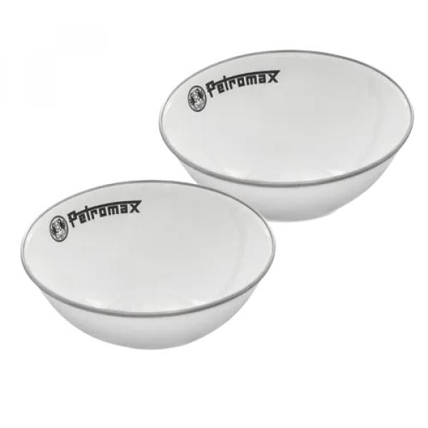 Petromax Enamel Bowls 1 л Білий (2 шт) (px-bowl-1-w) - зображення 1