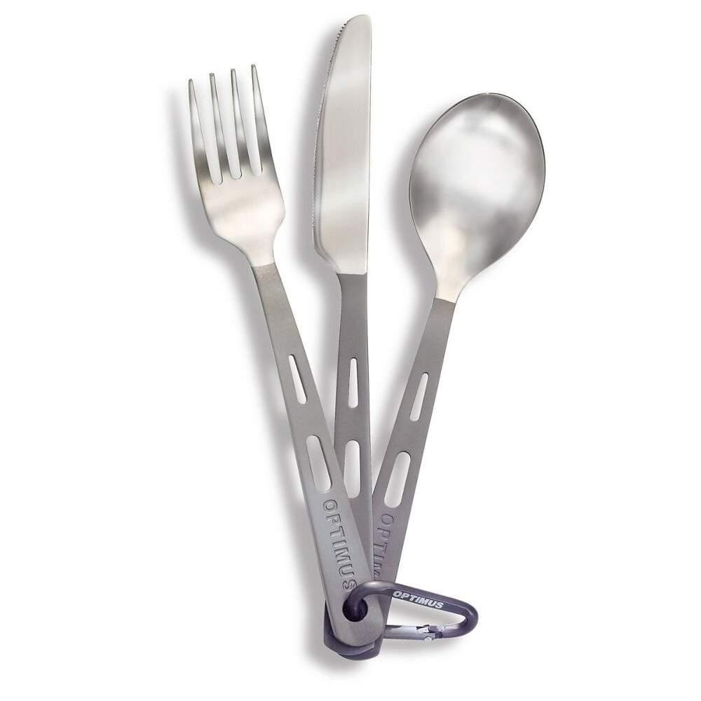 OPTIMUS Столовый набор Titanium 3-Piece Cutlery Set - зображення 1