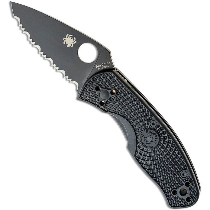 Spyderco Persistence Lightweight FRN Black Blade Black (C136SBBK) - зображення 1