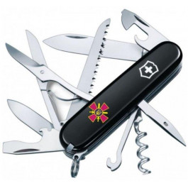   Victorinox Huntsman Army Black "Емблема СВ ЗСУ" 1.3713.3_W0020u