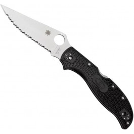   Spyderco Strech 2 XL Serrated Black (C258SBK)