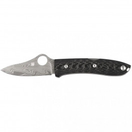   Spyderco Spyopera Carbon Fiber Damasteel Thor (C255CFPD)