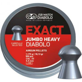   JSB Exact Jumbo Heavy 5.52 мм, 1.175 г, 500 шт.