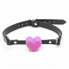 DS Fetish Кляп DS Fetish Mouth gag heart pink/black (222401086) - зображення 1