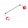 DS Fetish Розпірка  Metal ankle spreader bar red (252021111) - зображення 1