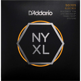   D'Addario NYXLS50105 Double Ball End Steinberger Medium Long Scale Bass 4 Strings 50/105