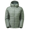 Montane Жіноча пухова куртка  Female Anti-Freeze Hoodie Pale Sage (FANFHSAGN14) S - зображення 1