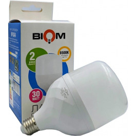   Biom LED T100 30W E27 6500К высокомощная (HP-30-6)