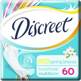   Discreet Щоденні гігієнічні прокладки  Deo Spring Breeze 60 шт (8001090170316)