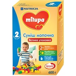 Milupa Молочная смесь 2, 600 г - зображення 1