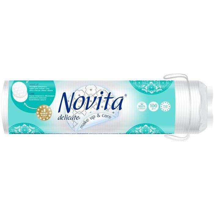 Novita Ватні диски  delicate make up & care 100 шт. (4744246013078) - зображення 1