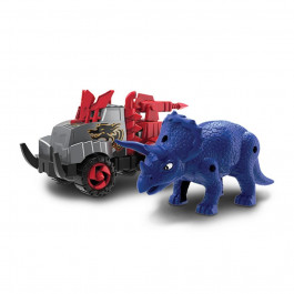   Toy State машинка и динозавр Triceratops blue (20073)