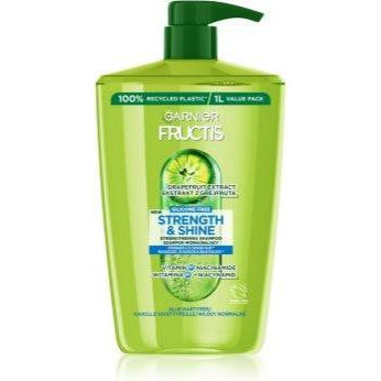 Garnier Fructis Strength & Shine зміцнюючий шампунь для всіх типів волосся 1000 мл - зображення 1