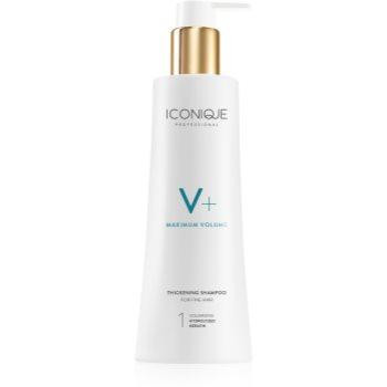 ICONIQUE Professional V+ Maximum volume Thickening shampoo шампунь для об'єму слабкого волосся 250 мл - зображення 1