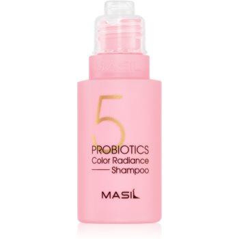 MASIL 5 Probiotics Color Radiance шампунь для захисту кольору волосся з високим ступенем UV захисту 50 мл - зображення 1