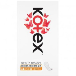   Kotex Ежедневные гигиенические прокладки  Normal 56 шт (5029053548289)