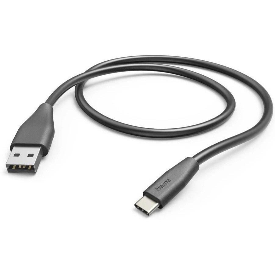 HAMA USB 2.0 AM to Type-C 1.5m Black (00201595) - зображення 1