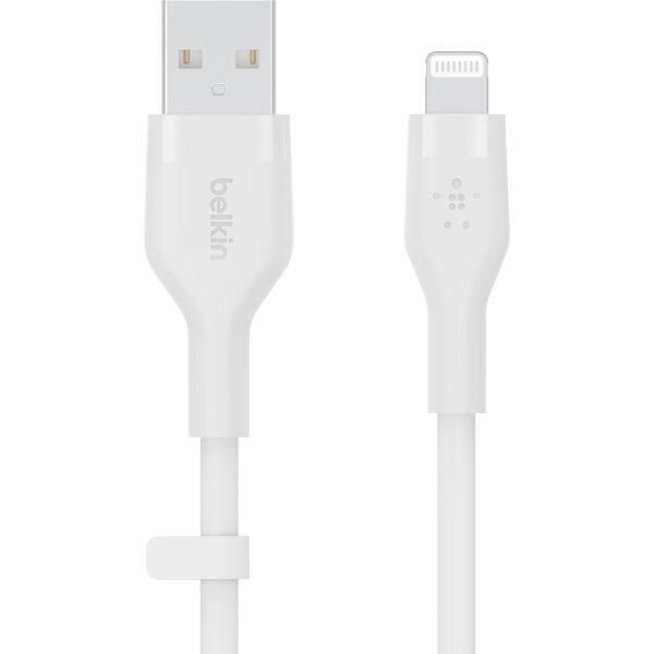 Belkin USB-A to Lightning 2m White (CAA008BT2MWH) - зображення 1