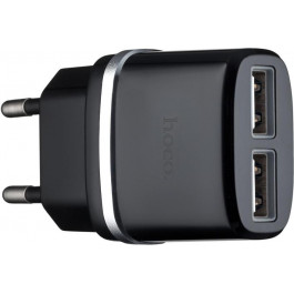   Hoco C12 2.4A 2USB Black