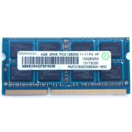   Ramaxel 4 GB SO-DIMM DDR3 1600 MHz (RMT3160ED58E9W-1600)