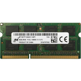   Micron 8 GB SO-DIMM DDR3L 1866 MHz (MT16KTF1G64HZ-1G9P1)