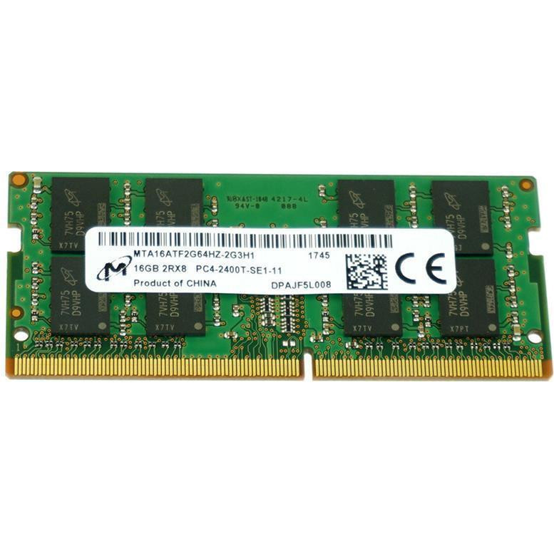 Micron 16 GB SO-DIMM DDR4 2400 MHz (MTA16ATF2G64HZ-2G3H1) - зображення 1