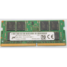   Micron 8 GB SO-DIMM DDR4 2133 MHz (MTA16ATF1G64HZ-2G1B1)