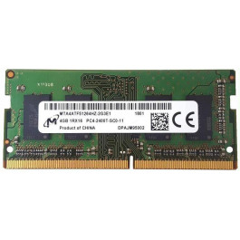   Micron 4 GB SO-DIMM DDR4 2400 MHz (MTA4ATF51264HZ-2G3E1)