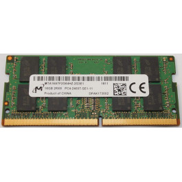   Micron 16 GB SO-DIMM DDR4 2400 MHz (MTA16ATF2G64HZ-2G3E1)